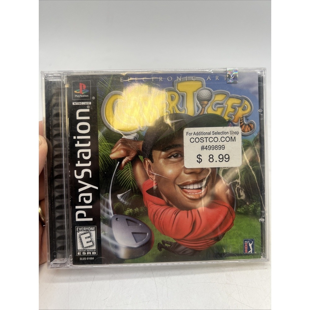 CYBERTIGER SONY PLAYSTATION 1 BRAND NEW VINTAGE GOLF PS1 RARE TIGER WOODS SEALED